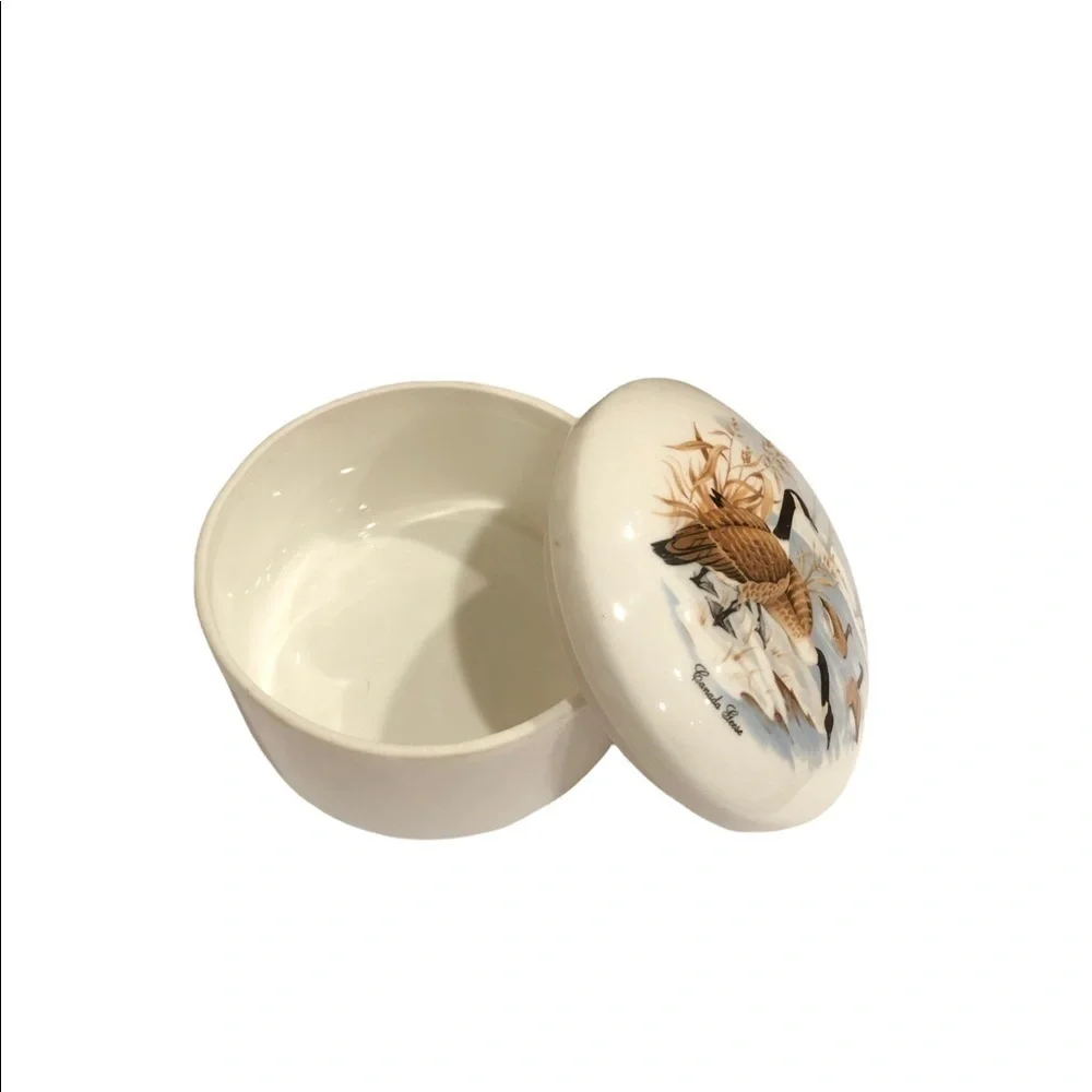 Vintage Canadian Geese Trinket Box